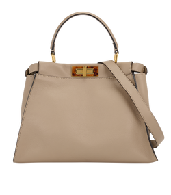 Medium Peekaboo, Leather, Taupe, 3ZL1590501, S/DB, 2*